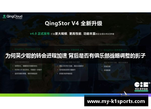 为何吴少聪的转会进程加速 背后是否有俱乐部战略调整的影子