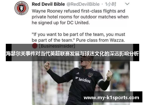 海瑟尔关事件对当代英超联赛发展与球迷文化的深远影响分析